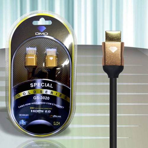 CABO HDMI HIGH DMD 3.6MT  SPEED C/ ETHER GOLD
